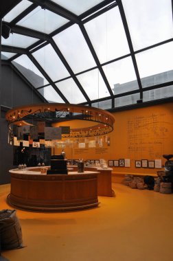 TURIN, İTALYA - CRCA Kasım 2019: Lavazza Kahve Müzesi