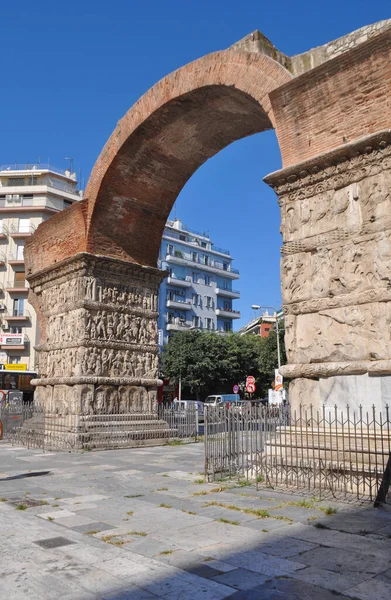 Thessaloniki Řecko Circa August 2019 Arch Galerius — Stock fotografie