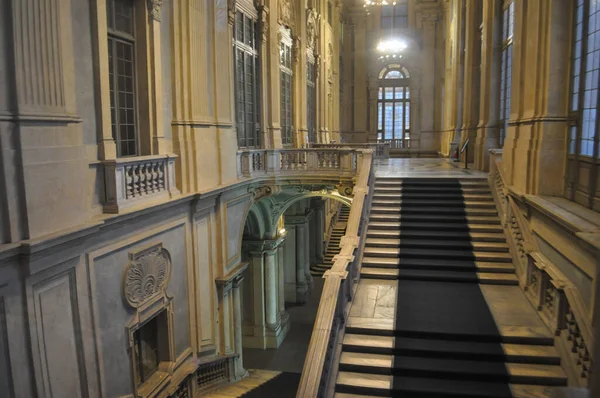 Turin Italy Circa December 2019 Palazzo Madama Royal Palace Piazza — Stock Photo, Image