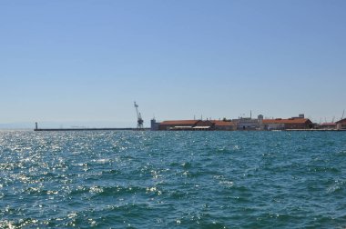 Yunanistan 'ın Selanik kentindeki deniz manzarası