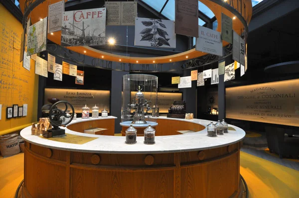 Turyn Włochy Circa Listopad 2019 Muzeum Kawy Lavazza — Zdjęcie stockowe