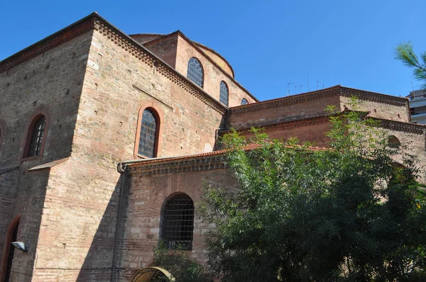 Kostel Hagia Sophia Saint Sophia Soluni Řecko — Stock fotografie