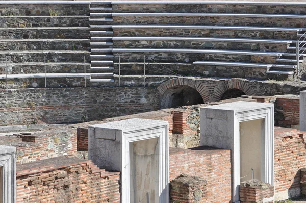 Fórum Romano Antigo Salónica Grécia — Fotografia de Stock