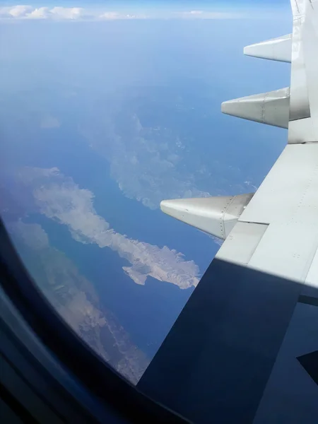 Aerial View Rabin Croatia Seen Plane — Stock Photo, Image