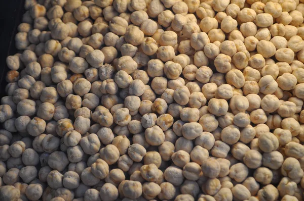 Garbanzos Frutas Secas Alimentos Útiles Como Fondo — Foto de Stock