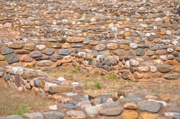 Ruinerna Den Antika Staden Olynthus Chalkidiki Grekland — Stockfoto