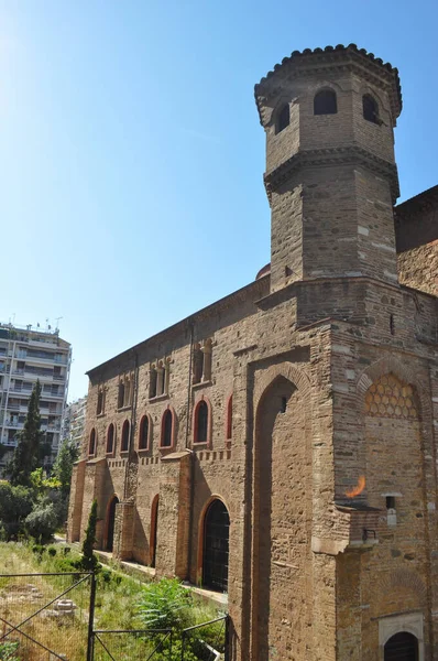 Kostel Hagia Sophia Saint Sophia Soluni Řecko — Stock fotografie