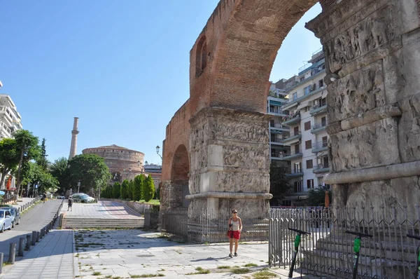 Thessaloniki Grecia Circa Agosto 2019 Arco Galerio — Foto Stock