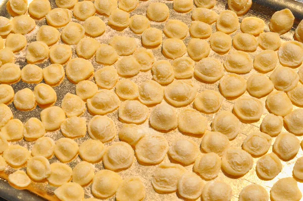 Orecchiette Traditionel Italiensk Pasta Mad Fra Puglia Regionen - Stock-foto