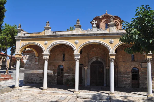 Klasztor Vlatadon Alias Klasztor Vlatades Salonikach Grecja — Zdjęcie stockowe