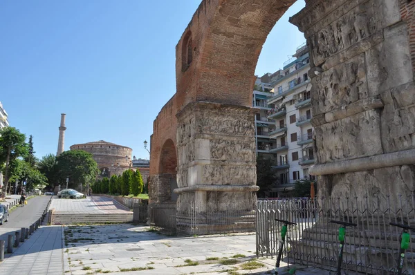 Thessaloniki Greece Circa August 2019 Arch Galerius — Stock Photo, Image
