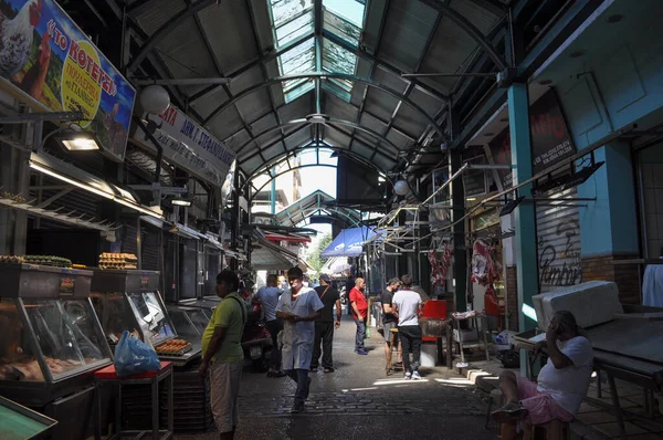 Thessaloniki Greece Circa August 2019 Modiano Market — 스톡 사진