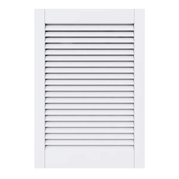 White Plastic Air Ventilation Grille Window Fundal Alb Redare — Fotografie, imagine de stoc