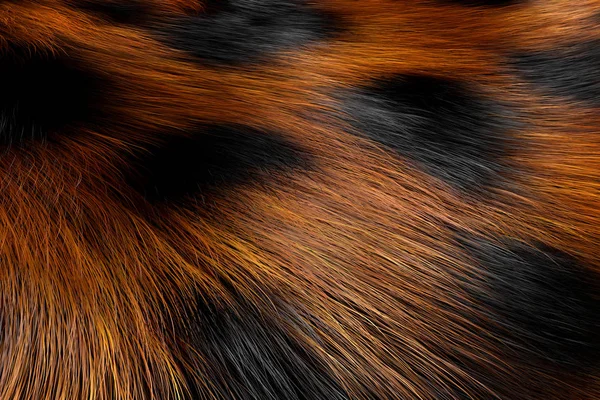 Animal Fur Manchado Textura Leopardo Extremo Closeup Renderização — Fotografia de Stock