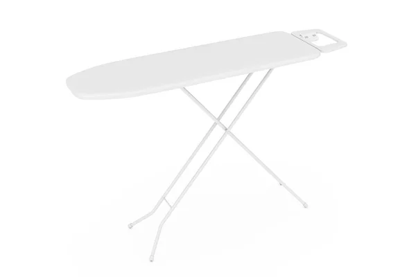 Empty Ironing Board Clay Style White Background Rendering — Stock Photo, Image