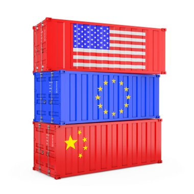 Uluslararası Nakliye kavramı. Kargo nakliye konteyner ile U