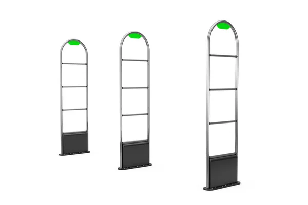 Anti-roubo Sensor Security Gate Scanner. Renderização 3d — Fotografia de Stock