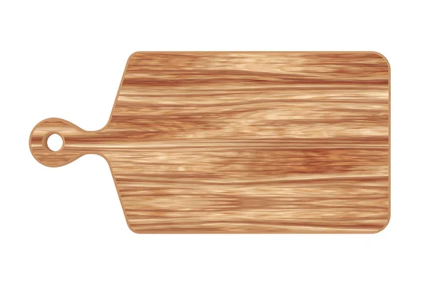 Drewniana deska do krojenia gotowania. renderowania 3D — Zdjęcie stockowe