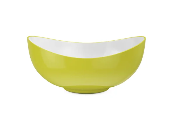 Zielony miski ceramiczne. renderowania 3D — Zdjęcie stockowe