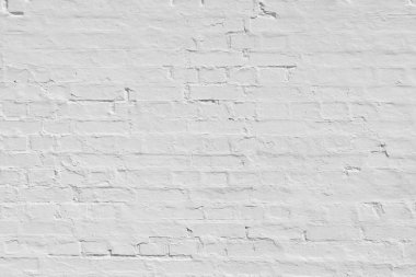 Beyaz vintage tuğla duvar arka plan veya doku