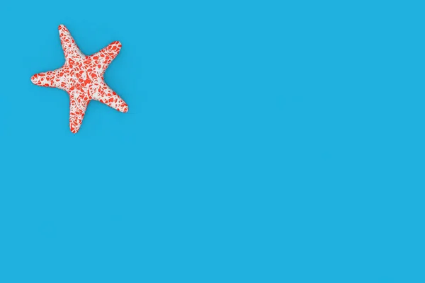 Röd karibisk sjöstjärna. 3D-rendering — Stockfoto