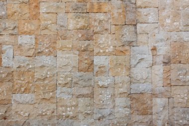 Arka plan yontma taş duvar
