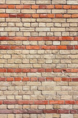 Kahverengi Vintage Tuğla Duvar Arka Plan veya Doku