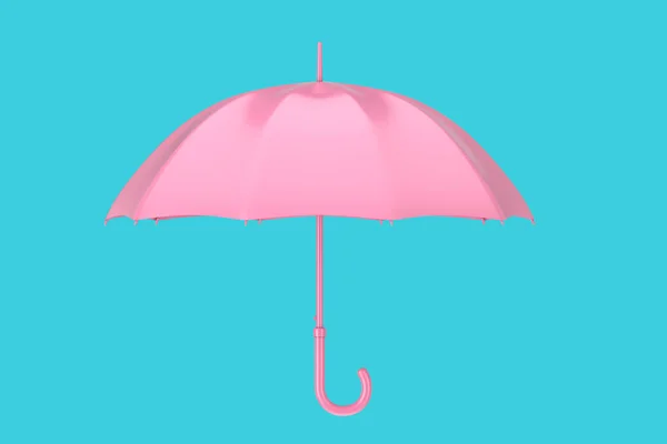 Guarda-chuva moderno rosa. Renderização 3d — Fotografia de Stock