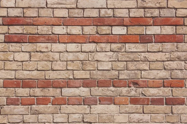 Brązowy zabytkowe Cegła ściana tło albo tekstura — Zdjęcie stockowe