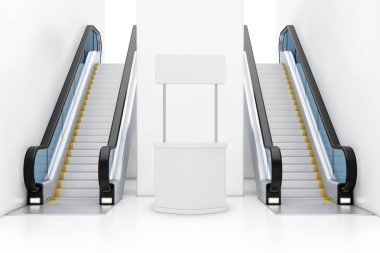 Modern Lüks E Arasında Boş Reklam Promosyon Banner Stand