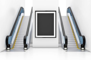 Çerçeve Kutusu Ekran, Billboard, Poster Tasarım için Şablon olarak