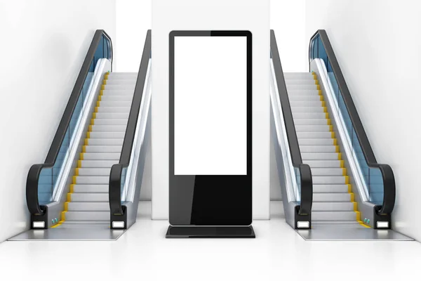 Blank Trade Show LCD-skärm Stand som mall för din design vara — Stockfoto
