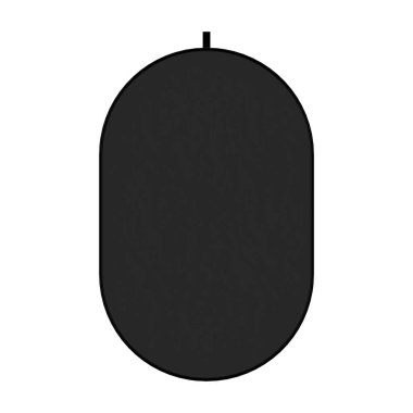 Fotograpik Siyah Disk Işık Reflektör Difüzör Ekran. 3d Rende