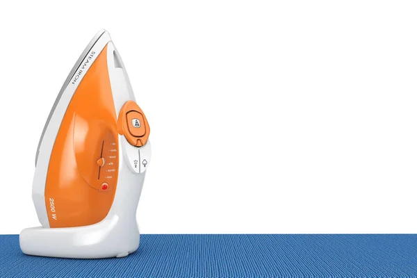Elektriska kläder ångstrykjärn med strykbräda. 3D-rendering — Stockfoto