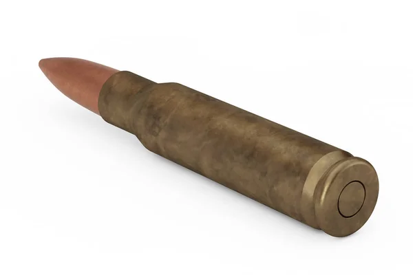 Αυτόματα τουφέκια 7,62 mm διαμετρήματος μεταλλική σφαίρα. Απόδοση 3D — Φωτογραφία Αρχείου