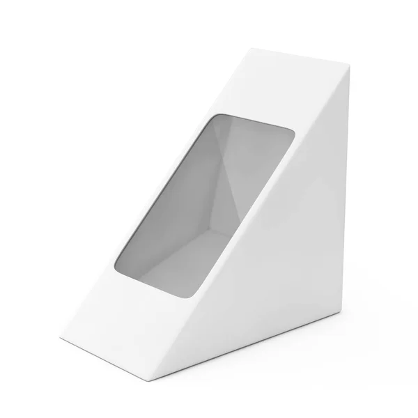 Download Triangle box mockup | White Product Triangle Package Box Mock Up Template — Stock Vector ...