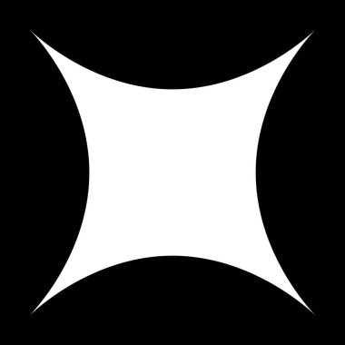 Soyut Geometrik Projeksiyon Düzeni. Siluet Gobo Işık Projeksiyonu ve Simetrik Yıldız Şekli Işık Gölgesi Efekti çok yakın çekim. 3d Hazırlama