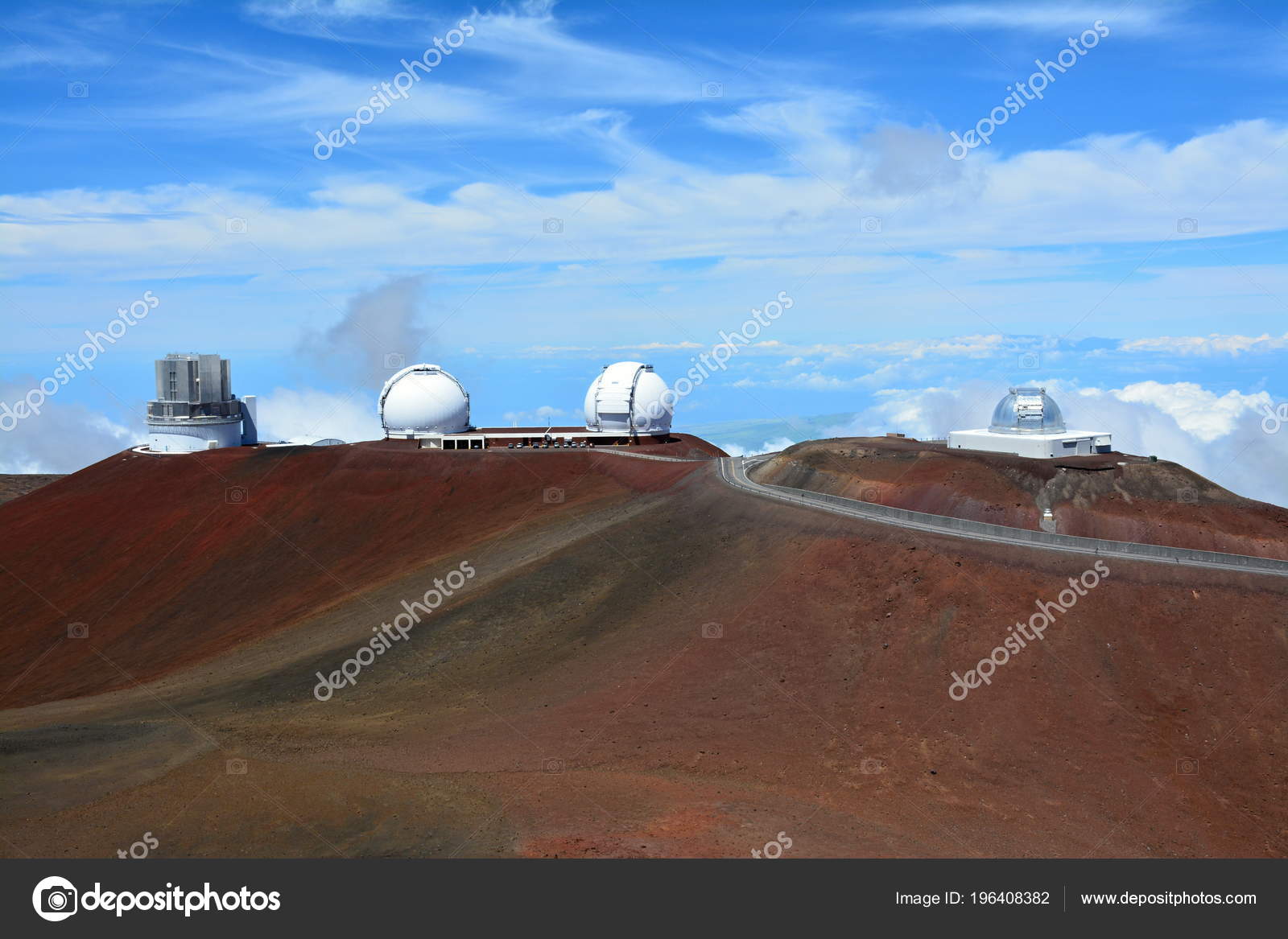 Observatoires Mauna Kea 200 Mètres Haut Sommet Mauna Kea