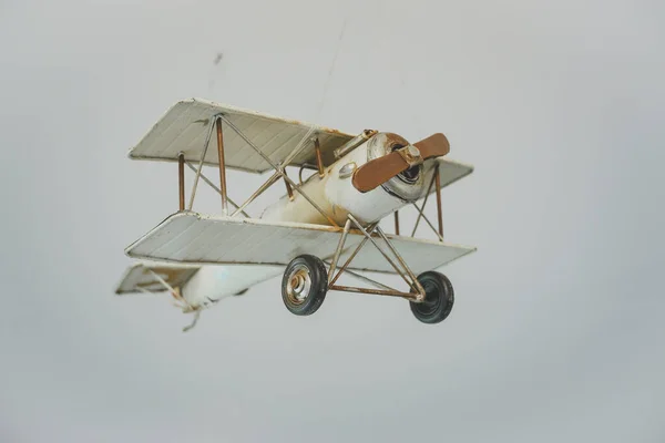 Viejo Avión Aislado Blanco —  Fotos de Stock