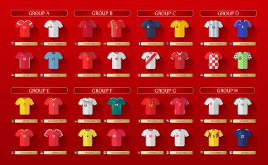 Rusya 2018 tüm ev formaları