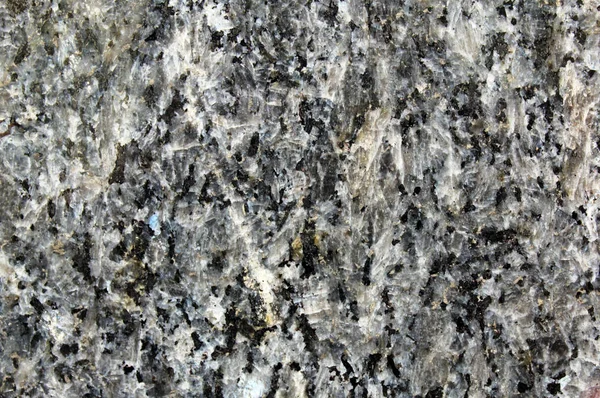 Detail of black granite polished surface