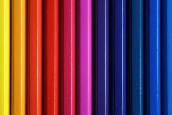 Lápices Verticales Color Degradado Espectro Textura Detalle —  Fotos de Stock