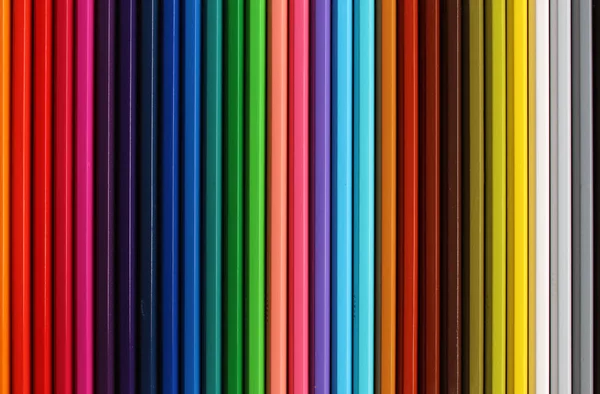 Vertical Color Pencils Gradient Texture — Stock Photo, Image