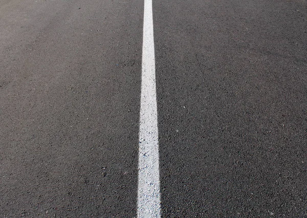 White line on a road