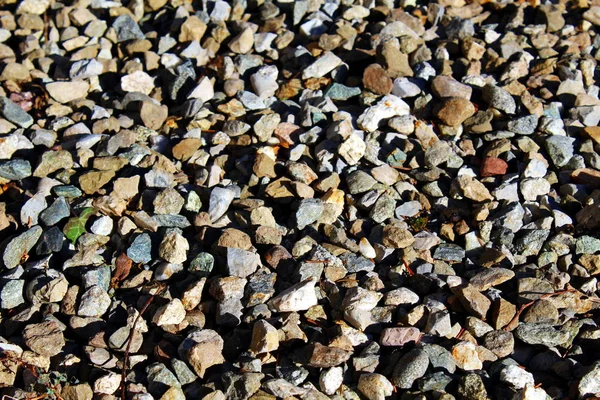 Gravel on the ground