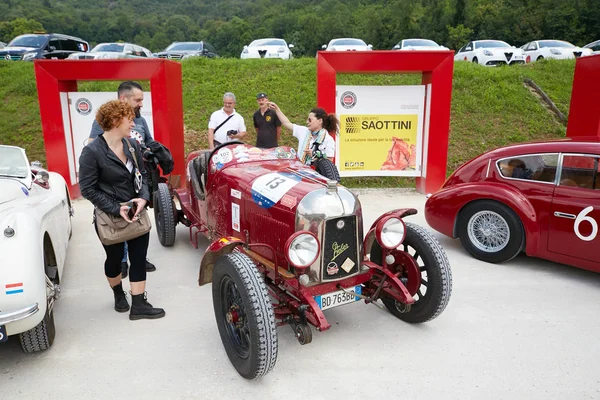 Brescia Italië 2018 Mille Miglia Village Beroemde Italiaanse Historische Race — Stockfoto