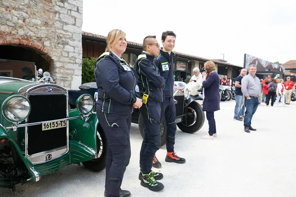 Brescia Italie 2018 Mille Miglia Village Célèbre Course Historique Italienne — Photo