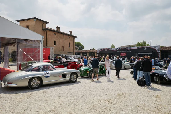 Brescia Italien 2018 Mille Miglia Village Das Berühmte Historische Italienische — Stockfoto