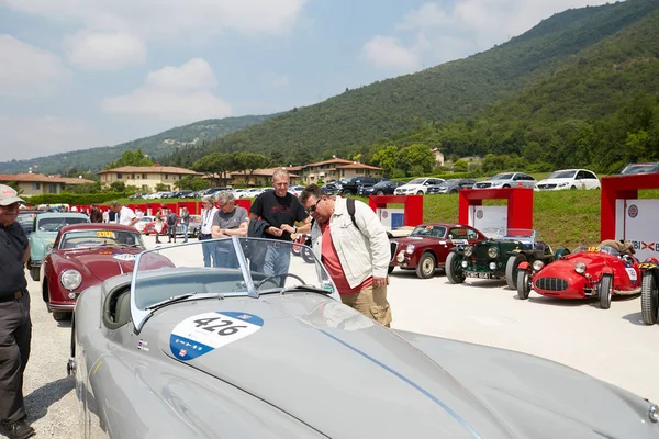 Brescia Italië 2018 Mille Miglia Village Beroemde Italiaanse Historische Race — Stockfoto