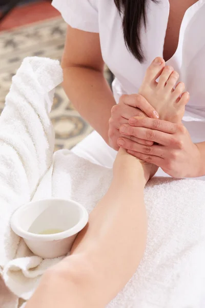 thai foot massage in wellness club